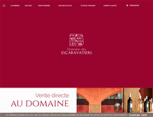 Tablet Screenshot of escaravatiers.com